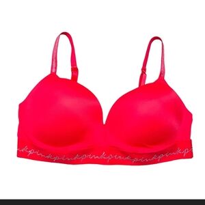 Victoria's Secret PINK Bling Wear Everywhere Wireless Push-Up Bra 38D NWot